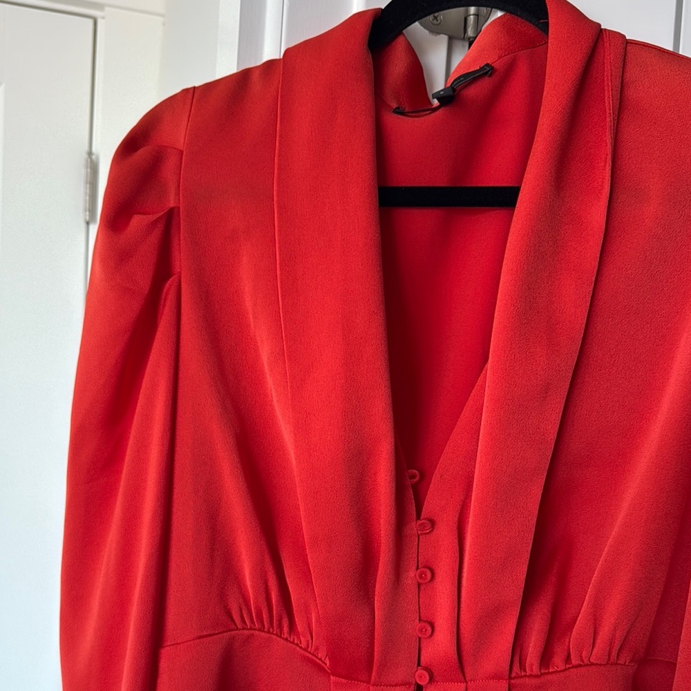 BCBGMaxAzria Vibrant Red Blazer - Picture 3 of 7